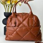 Сумка жіноча шкіряна карамельна FM1369A