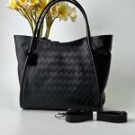 Сумка женская кожаная черная FM1381C