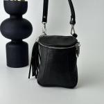 Сумка женская кожаная черная FM1383A