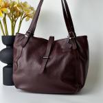 Сумка женская кожаная марсала FM1348D