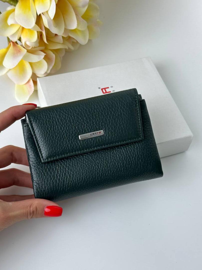 Гаманець жіночий шкіряний смарагдовий FM1265M