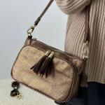 Сумка женская кожаная золото FM1331AD