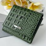 Гаманець жіночий шкіряний зелений FM1407E