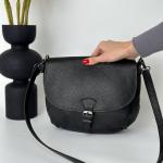 Сумка женская кожаная черная FM1412A