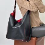 Сумка жіноча шкіряна чорна FM1415A