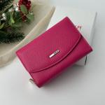 Кошелек женский кожаный розовый FM1419A