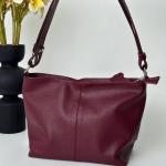 Сумка женская кожаная марсала FM1000O