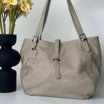 Сумка женская кожаная бежевая FM1348F