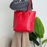 Сумка женская кожаная красная FM0930BB