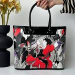 Сумка женская кожаная черная FM1157L