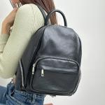 Рюкзак женский кожаный черный FM0895D