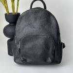Рюкзак женский кожаный черный FM1438C
