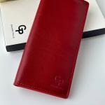 Кошелек женский кожаный красный FM1445A