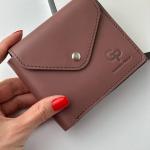 Кошелек женский кожаный пудра FM1447D