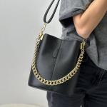 Сумка женская кожаная черная FM1457C