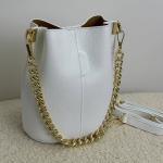 Сумка женская кожаная белая FM1457D