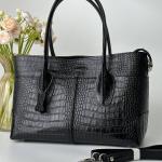 Сумка женская кожаная черная FM1430C