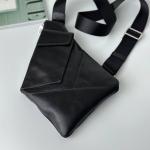 Чоловіча шкіряна чорна сумка FM1464A