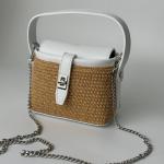 Сумка женская кожаная белая FM1481A