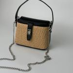 Сумка женская кожаная черная FM1481C