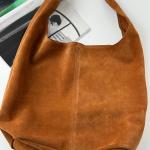 Сумка женская кожаная карамельная FM1347J