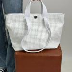 Сумка женская кожаная белая FM1012E