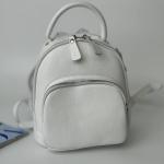 Рюкзак жіночий шкіряний білий FM1460B