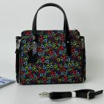 Сумка женская кожаная черная FM1285F