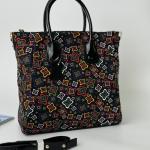 Сумка женская кожаная черная FM1489A