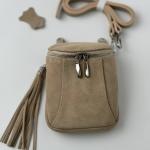 Сумка женская кожаная бежевая FM1383B