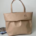 Сумка женская кожаная пудра FM1379A