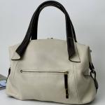 Сумка женская кожаная молочная FM1496A