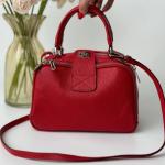 Сумка женская кожаная красная FM0838AK