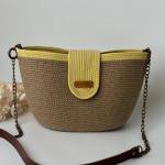 Сумка жіноча шкіряна коричнева FM1505A