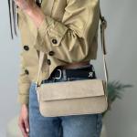 Сумка жіноча шкіряна бежева FM1311K