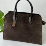 Сумка женская кожаная шоколадная FM1487C