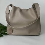 Сумка женская кожаная бежевая FM1482C