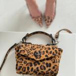 Сумка женская кожаная коричневая FM1514A