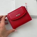 Кошелек женский кожаный красный FM1523C