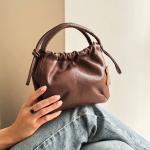 Сумка женская кожаная шоколадная FM1417J