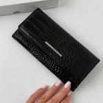 Черный женский кошелек кожаный FM1279E