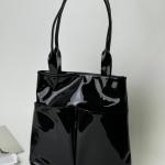 Сумка женская кожаная черная FM1182D