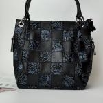 Сумка женская кожаная черная FM1209DJ