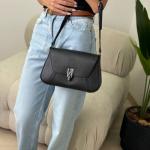 Сумка женская кожаная черная FM1540D