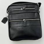 Чоловіча шкіряна чорна сумка FM1543A