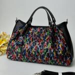 Сумка женская кожаная черная FM1545A