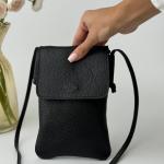 Сумка женская кожаная черная FM1549A