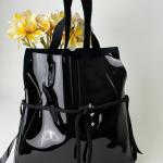 Сумка женская кожаная черная FM1548C