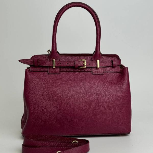 Сумка женская кожаная марсала FM1338E