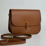 Сумка женская кожаная коричневая FM1310J
